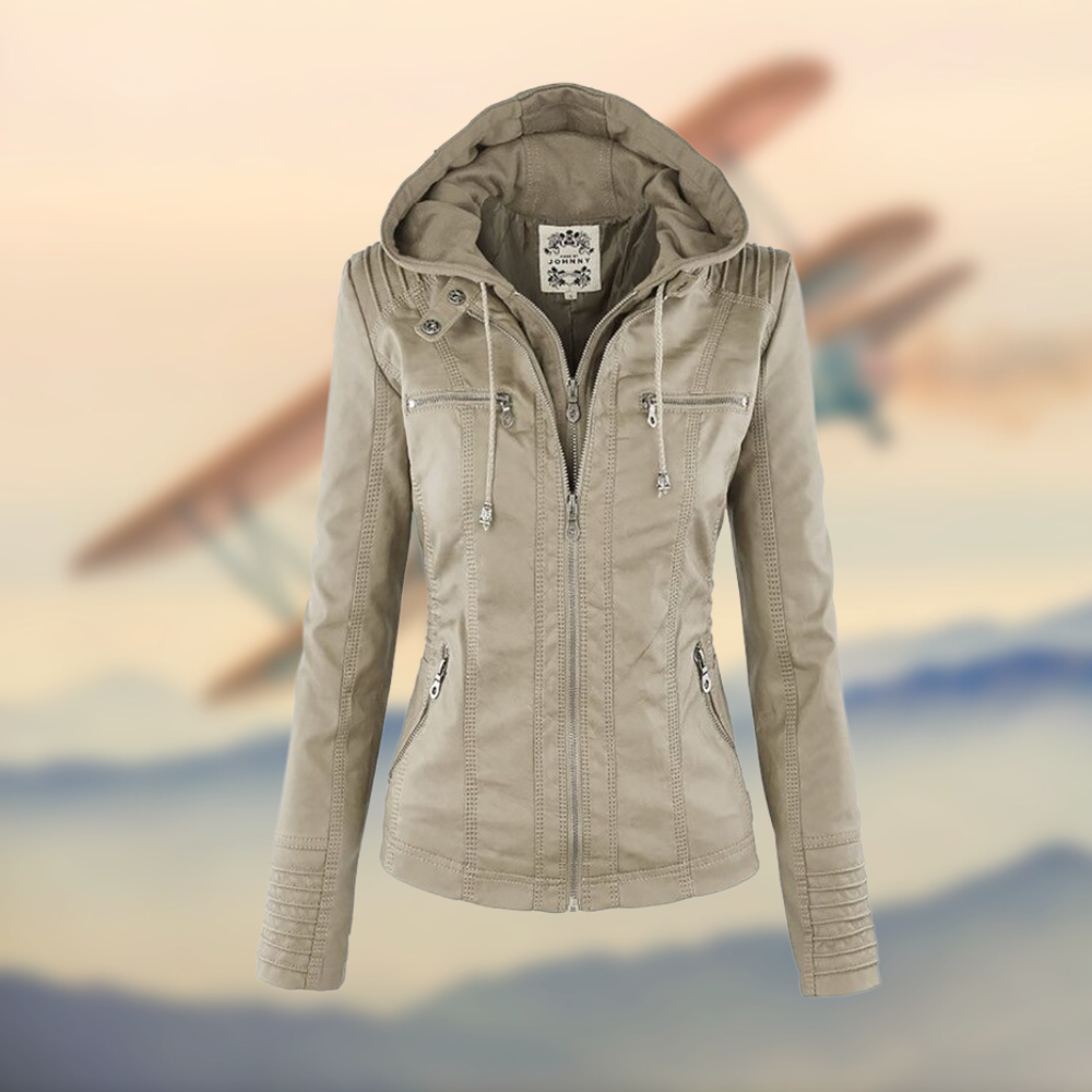 Constance™ | The Vegan Leather Jacket