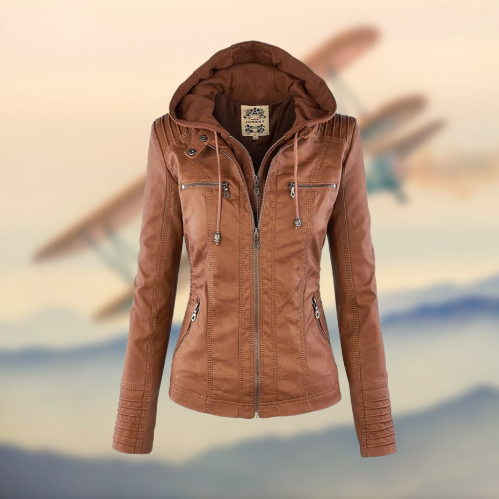 Constance™ | The Vegan Leather Jacket