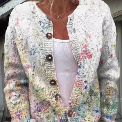 Irma™ | Cardigan with floral pattern