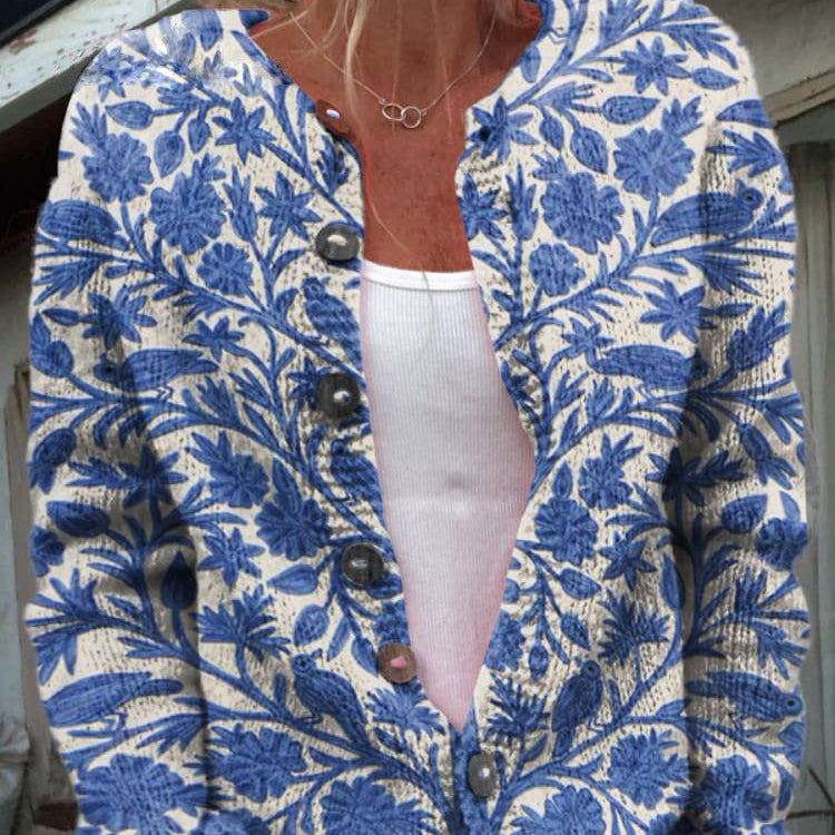 Irma™ | Cardigan with floral pattern