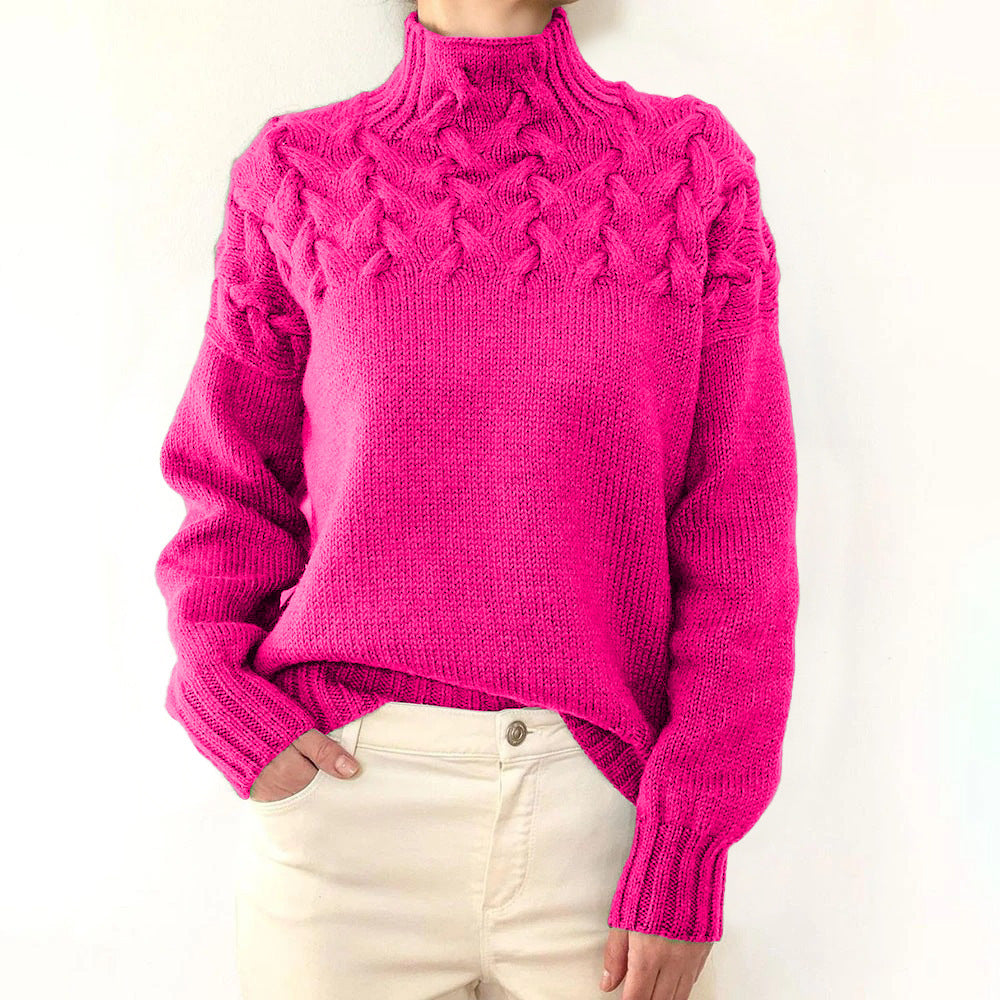 Milena™ - Knitted turtleneck jumper