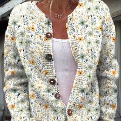 Irma™ | Cardigan with floral pattern