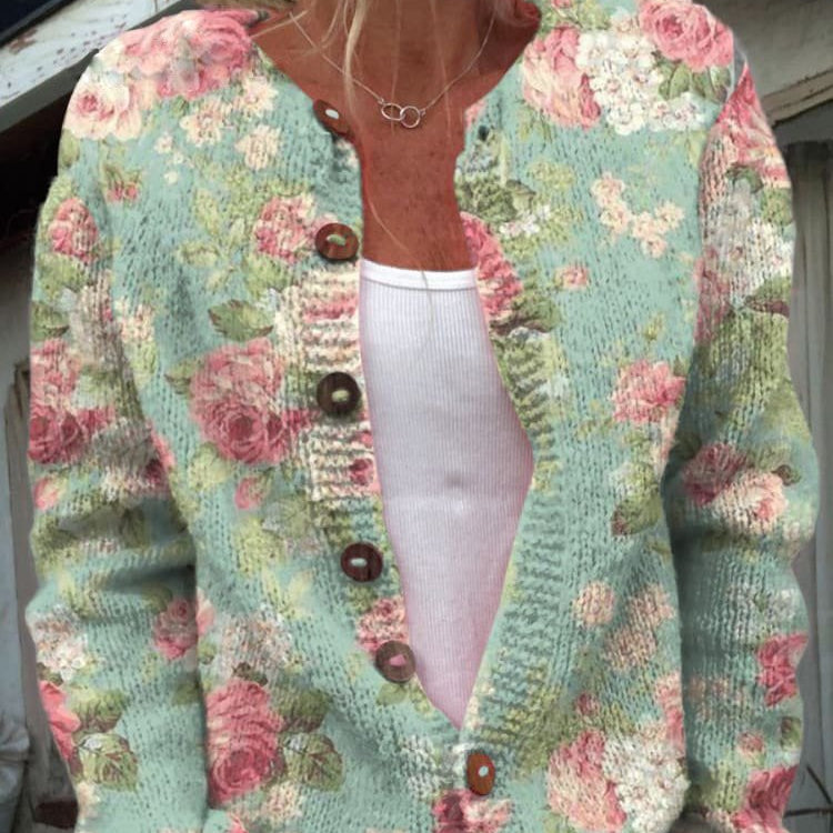 Irma™ | Cardigan with floral pattern