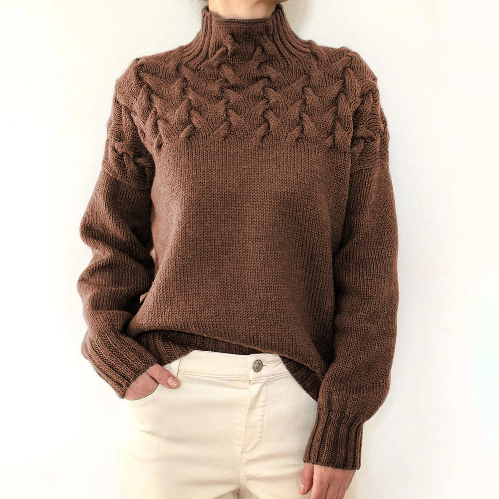 Milena™ - Knitted turtleneck jumper