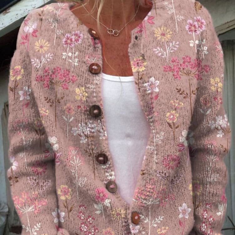Irma™ | Cardigan with floral pattern