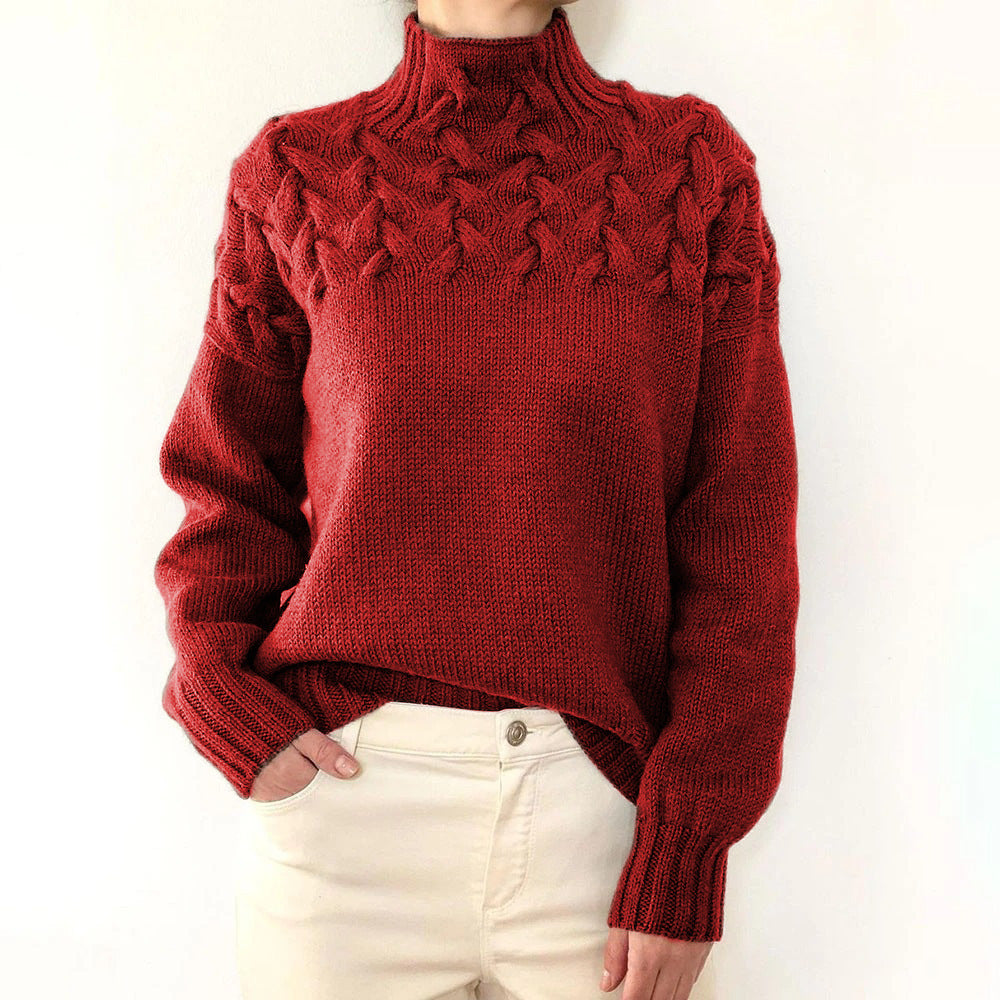 Milena™ - Knitted turtleneck jumper