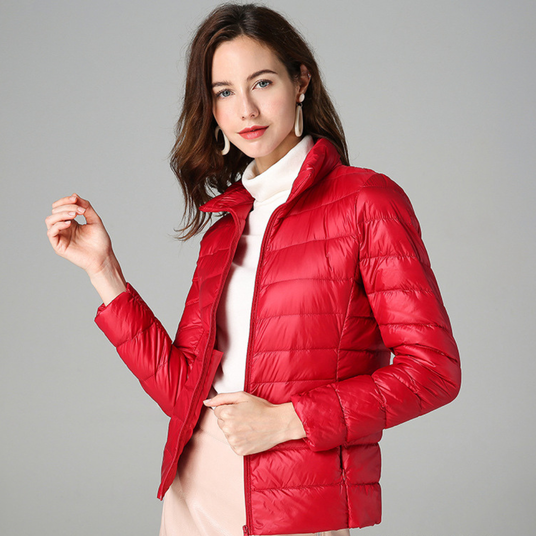 Aurora ™ | New ultralight waterproof jacket with white duck feathers