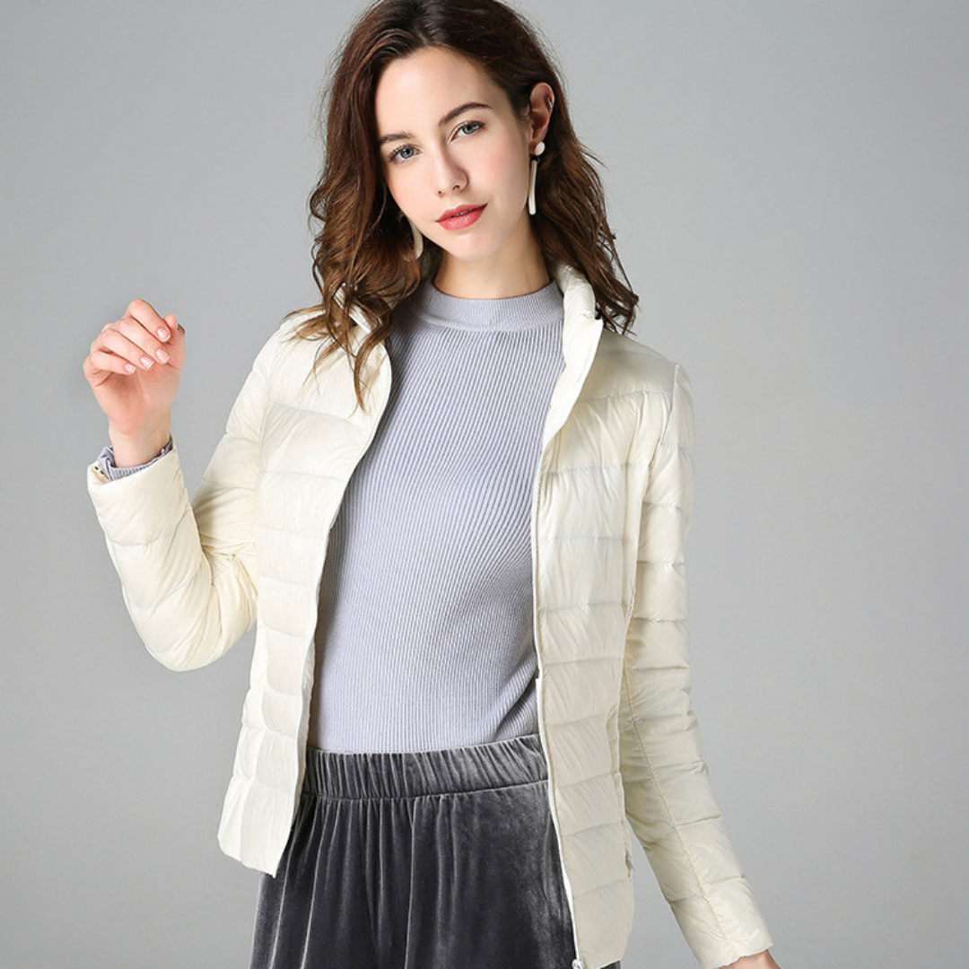 Aurora ™ | New ultralight waterproof jacket with white duck feathers