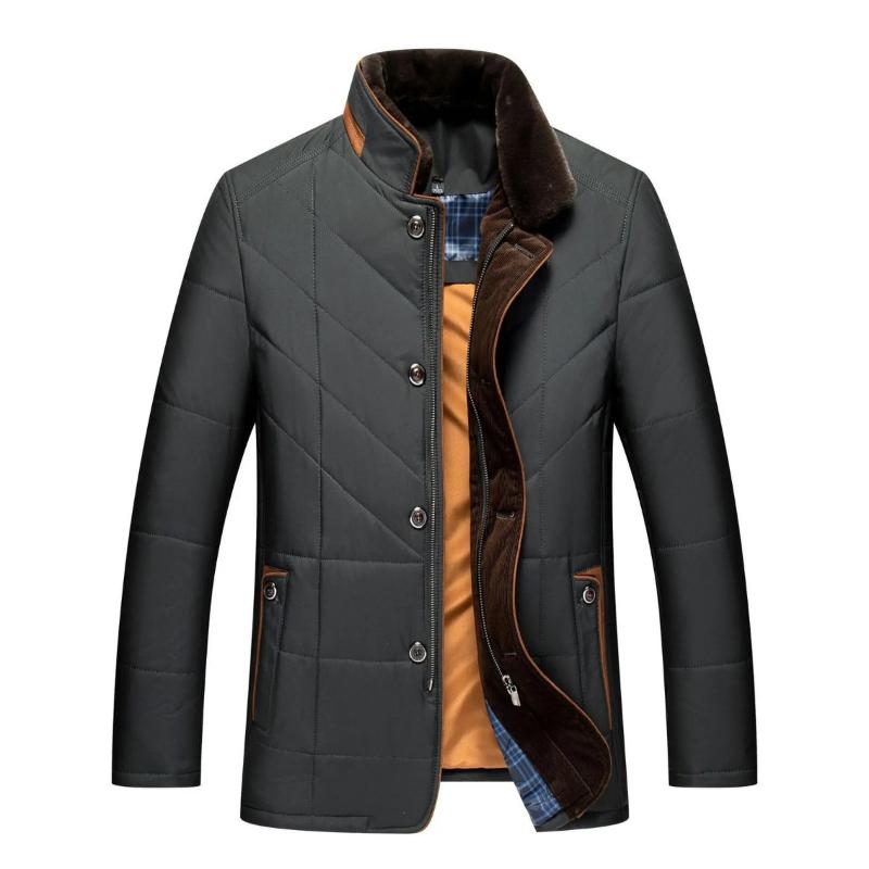 Solomon™ | Men's winter jacket with stand-up collar