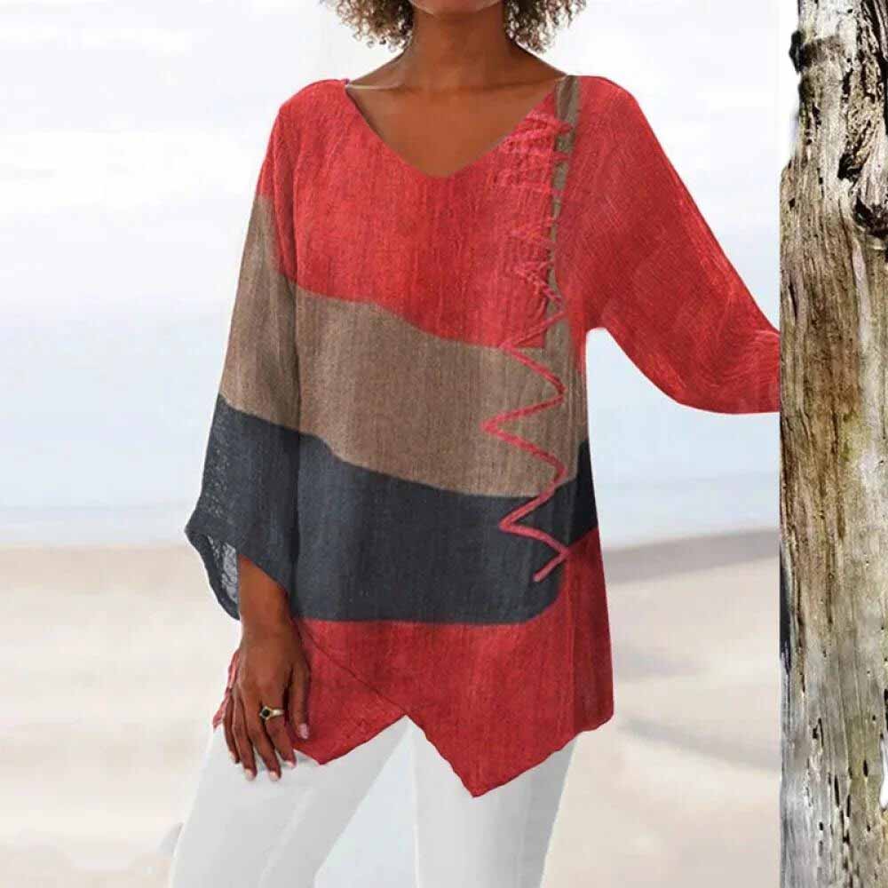 Maria™ | Long-sleeved blouse with loose fit