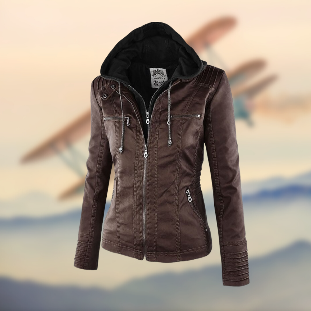 Constance™ | The Vegan Leather Jacket