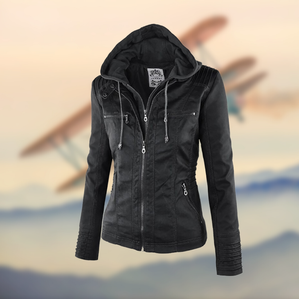 Constance™ | The Vegan Leather Jacket