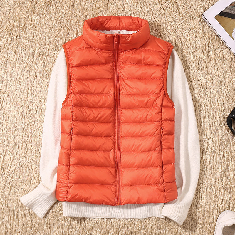 Galora™ | New waterproof waistcoat with white duck feathers