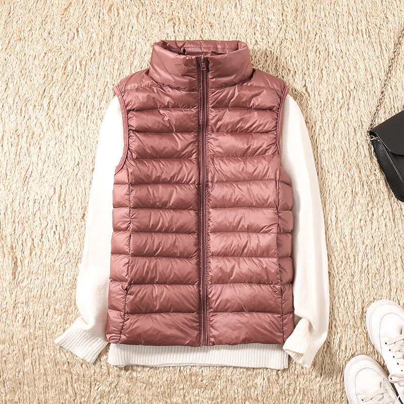 Galora™ | New waterproof waistcoat with white duck feathers