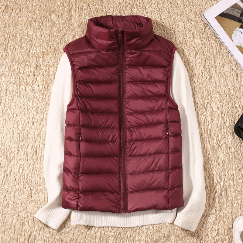 Galora™ | New waterproof waistcoat with white duck feathers