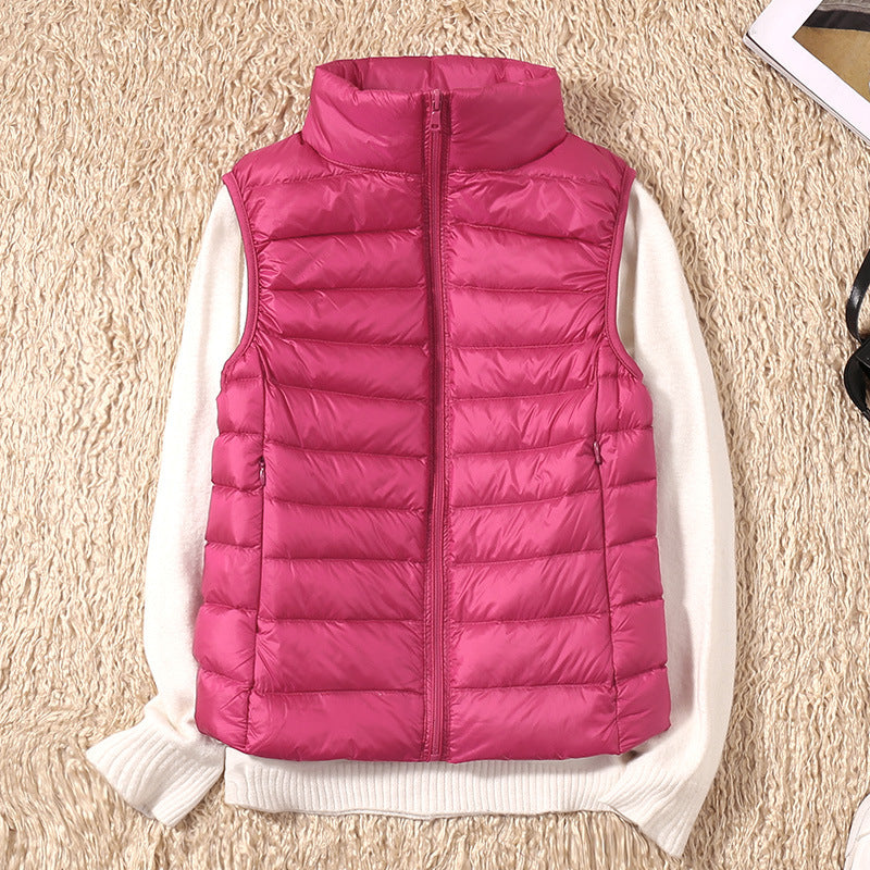 Galora™ | New waterproof waistcoat with white duck feathers