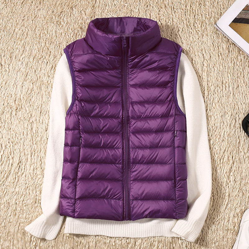 Galora™ | New waterproof waistcoat with white duck feathers