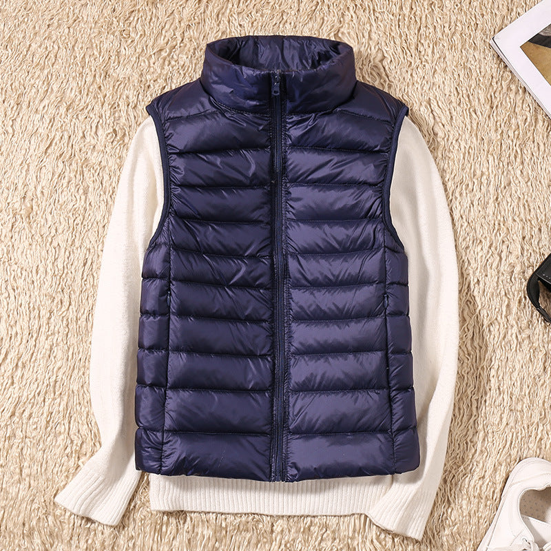 Galora™ | New waterproof waistcoat with white duck feathers