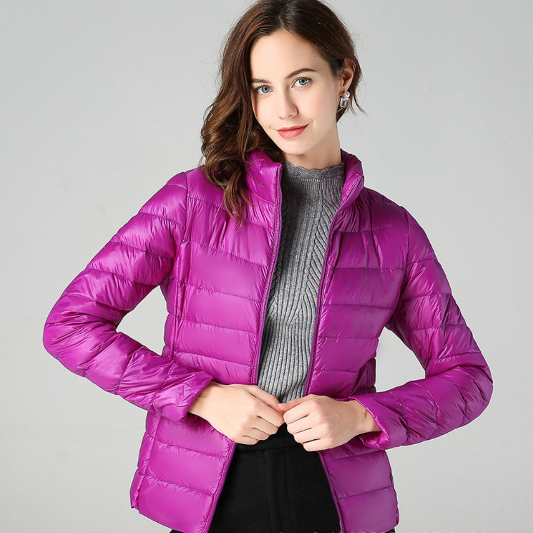 Aurora ™ | New ultralight waterproof jacket with white duck feathers