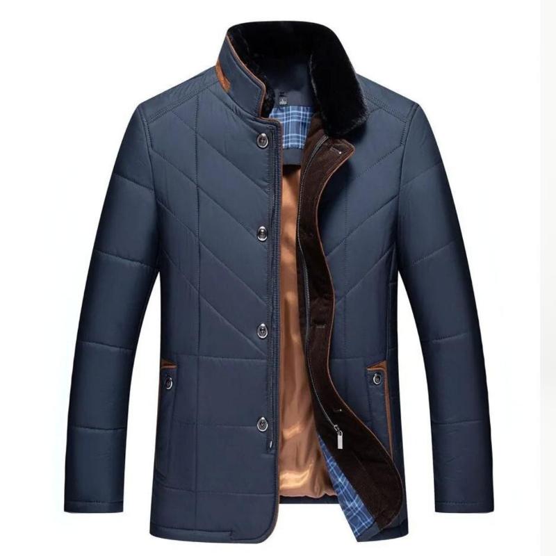 Solomon™ | Men's winter jacket with stand-up collar