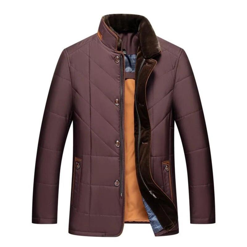 Solomon™ | Men's winter jacket with stand-up collar