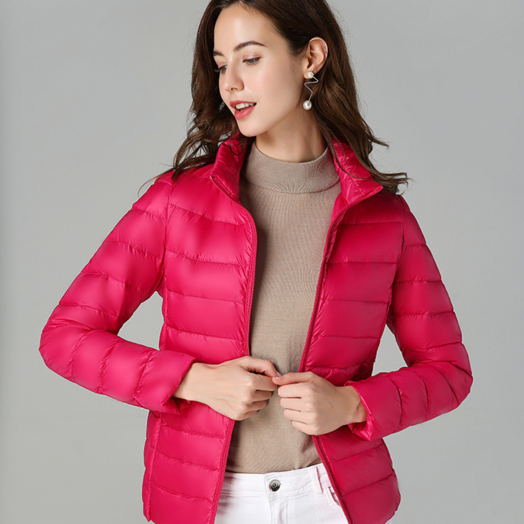 Aurora ™ | New ultralight waterproof jacket with white duck feathers
