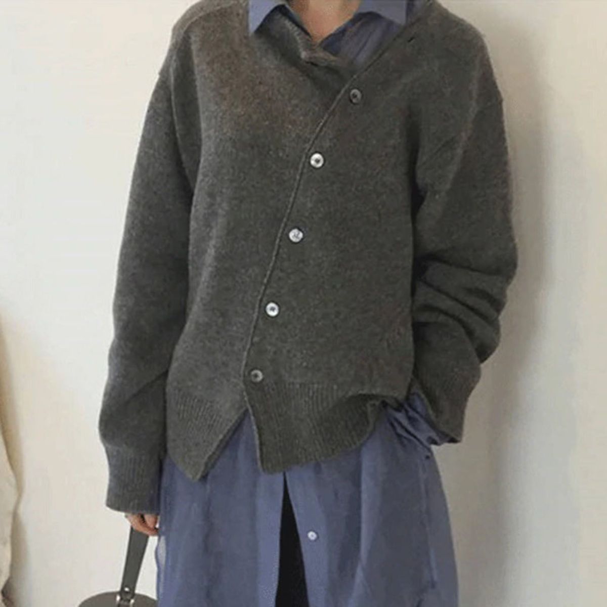 White - Warm and fashionable jersey