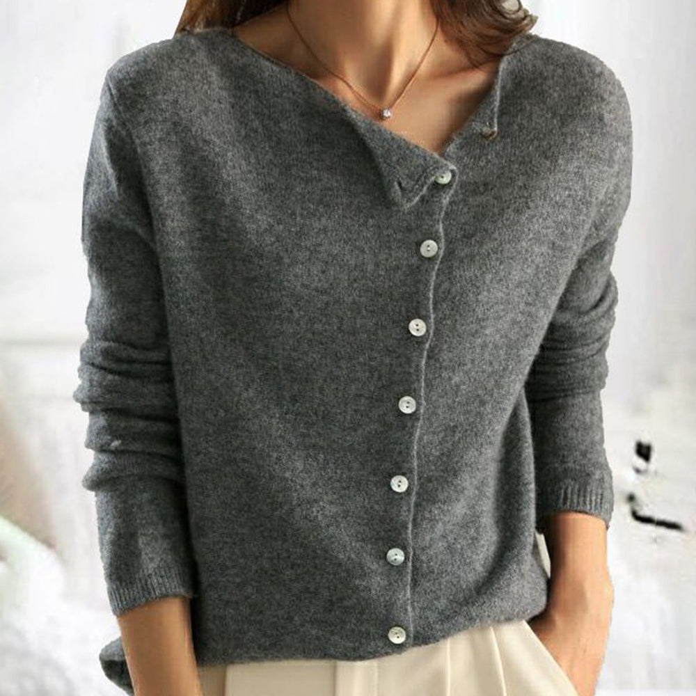 Alfonsa™ | Elegant wool cardigan