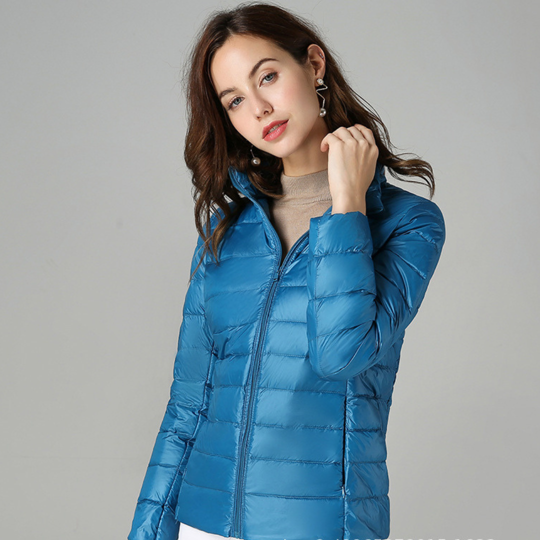 Aurora ™ | New ultralight waterproof jacket with white duck feathers