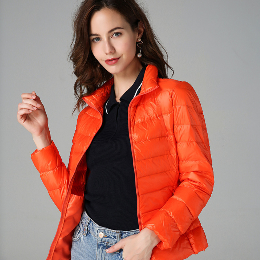 Aurora ™ | New ultralight waterproof jacket with white duck feathers