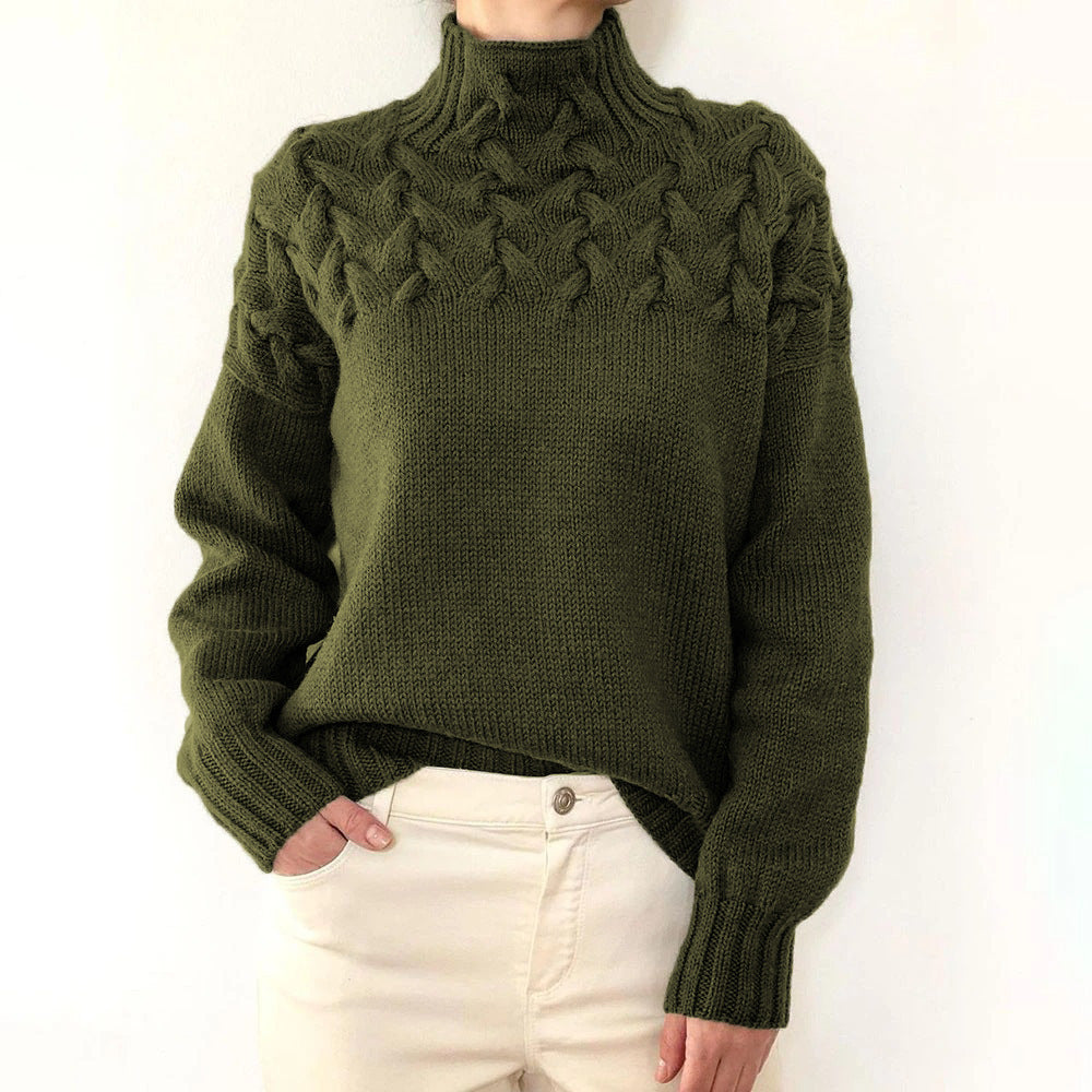 Milena™ - Knitted turtleneck jumper