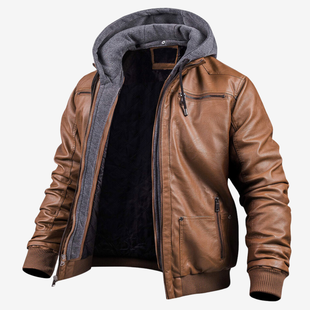 Benjamin - Premium leather winter jacket for men