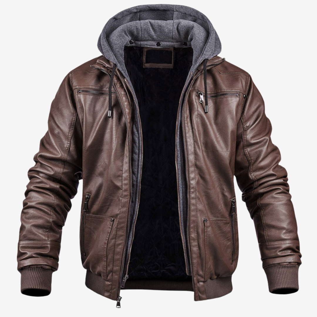 Benjamin - Premium leather winter jacket for men
