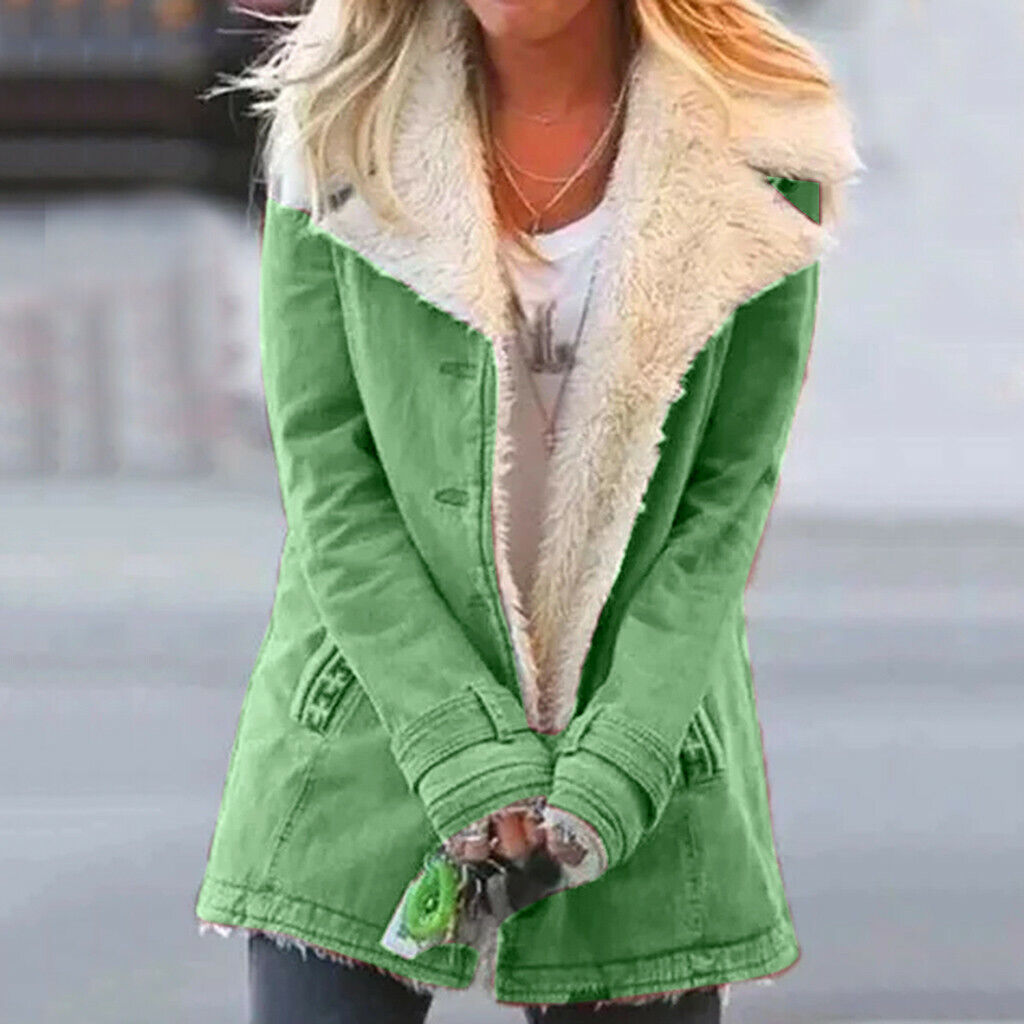 Addison - Stylish winter coat with warm lined collar