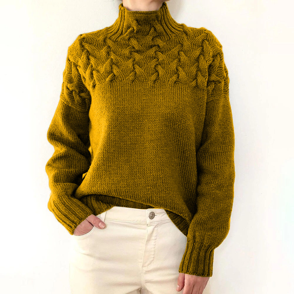 Milena™ - Knitted turtleneck jumper
