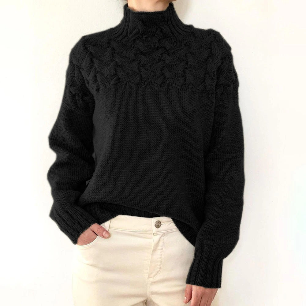 Milena™ - Knitted turtleneck jumper
